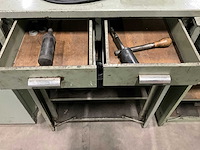 Widenhorn werkplaatskast met werkblad (2x) - afbeelding 2 van  6