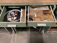 Widenhorn werkplaatskast met werkblad (2x) - afbeelding 4 van  6