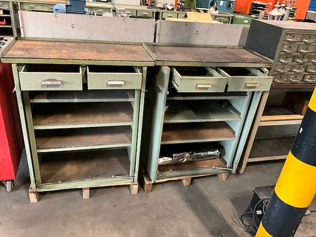 Widenhorn werkplaatskast met werkblad (2x) - afbeelding 3 van  3