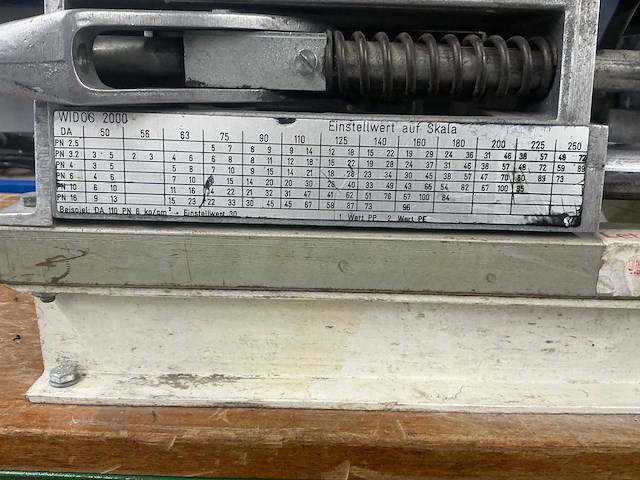 Widos polypress 2000 spiegellasmachine - afbeelding 13 van  13