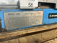 Widos polypress 2500 spiegellasmachine - afbeelding 5 van  11