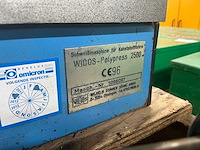 Widos polypress 2500 spiegellasmachine - afbeelding 6 van  11