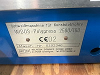Widos polypress 2500/160 spiegellasmachine - afbeelding 7 van  12