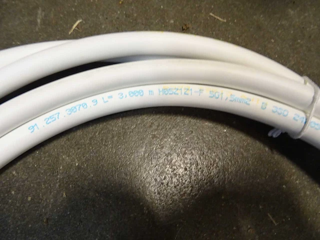 Wieland - gst 15i5 - koppelsnoer 5g1,5mm2 - 3mtr (47x) - afbeelding 2 van  4