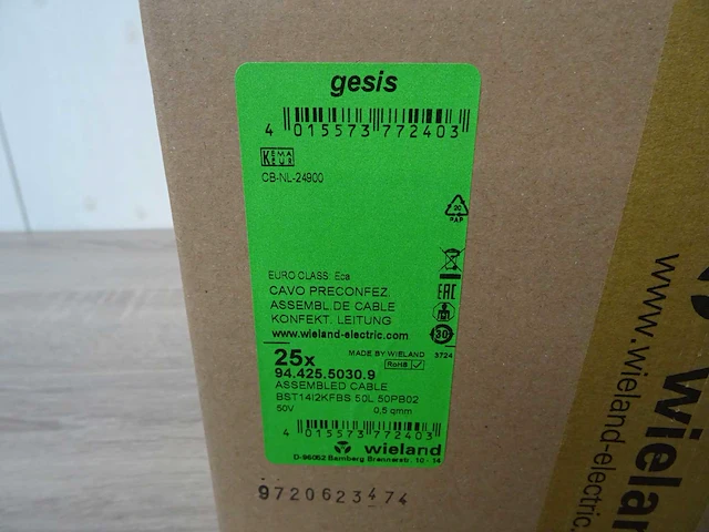 Wieland - patchkabel (25x) - afbeelding 3 van  3