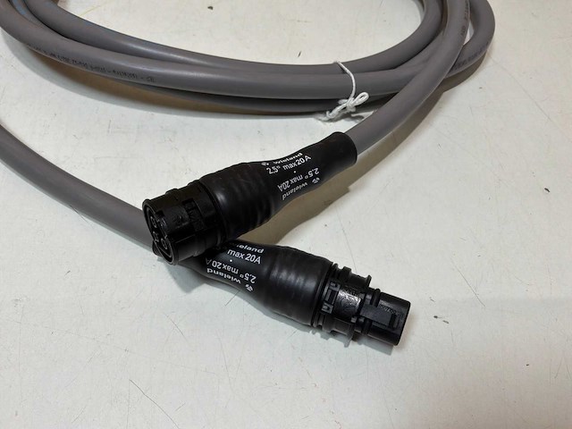 Wieland rst20i3 zw kabel m/f 2,5mm² 3m dca s2 (10x) - afbeelding 4 van  6