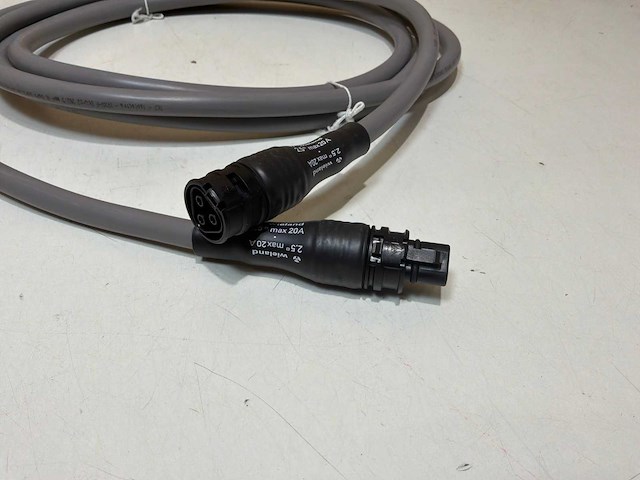 Wieland rst20i3 zw kabel m/f 2,5mm² 3m dca s2 (10x) - afbeelding 4 van  5