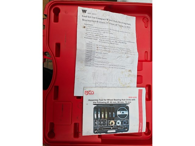 Wiellager gereedschap vw, audi, seat, skoda, werkzeug, 1033 - afbeelding 3 van  4