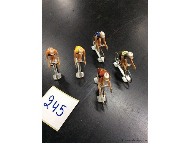Wielrenners 5stuks - afbeelding 1 van  3