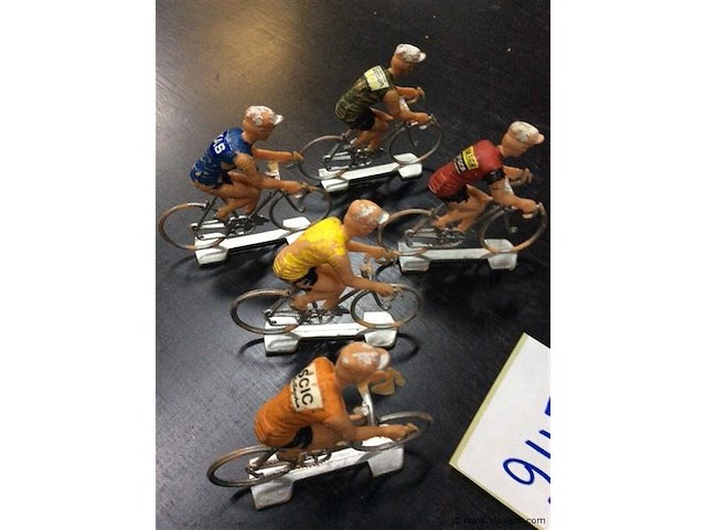 Wielrenners 5stuks - afbeelding 2 van  3