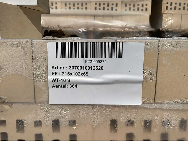 Wienerberger - strengpers - strengpers bakstenen - stones & bricks (43500x) - afbeelding 7 van  8