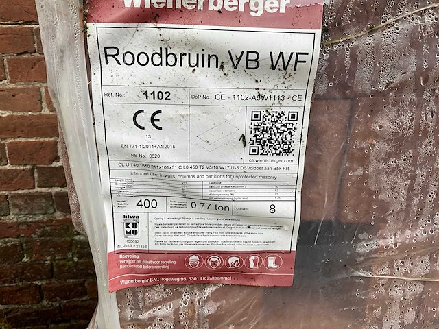 Wienerberger bouwsteen ca. (400x) - afbeelding 4 van  4