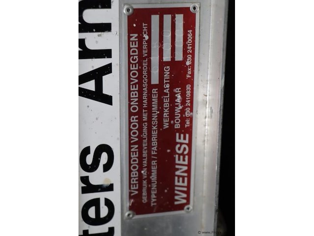 Wienese dakladder - 8 sporten - afbeelding 7 van  7