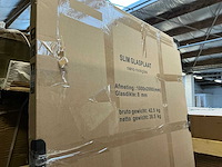 Wiesbadeb slim 100cm douchewandn - afbeelding 2 van  3