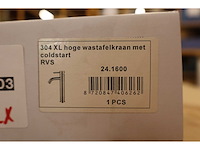 Wiesbaden - 304 xl - wastafelmengkraan hoog - afbeelding 6 van  6