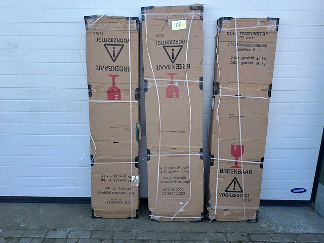 Wiesbaden - douchedeur - hoekinstap - douchecabine - afbeelding 1 van  4
