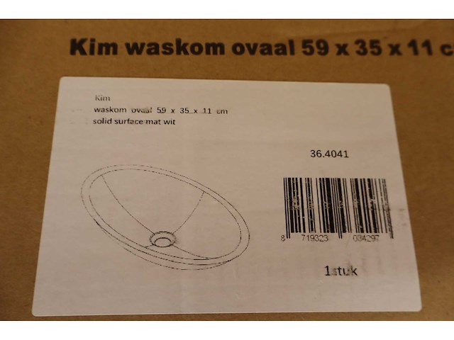 Wiesbaden - kim - waskom / opzetwastafel - afbeelding 5 van  5