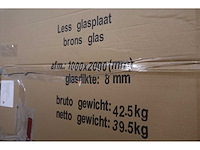 Wiesbaden - less - losse douchewand (glasplaat) - afbeelding 3 van  4