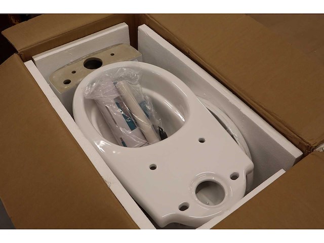 Wiesbaden - rimless pk - duoblok toilet staand - afbeelding 4 van  8
