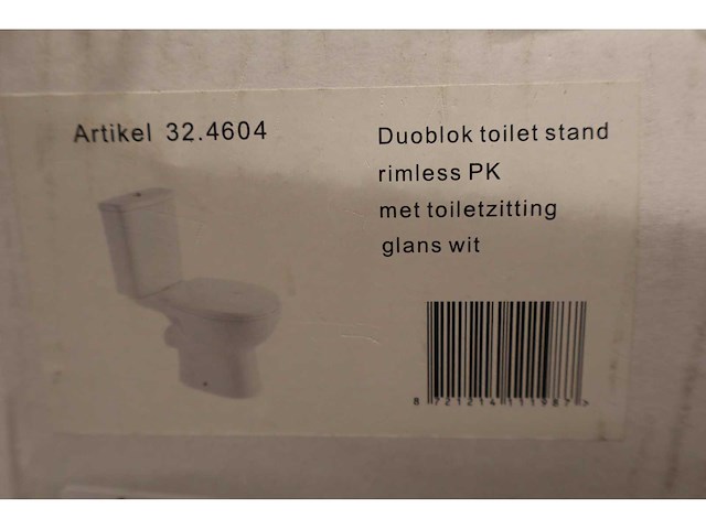 Wiesbaden - rimless pk - duoblok toilet staand - afbeelding 8 van  8