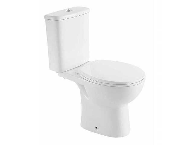 Wiesbaden - rimless pk - duoblok toilet staand - afbeelding 1 van  8
