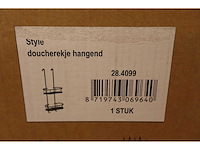 Wiesbaden - style - doucherek / ophangrekje voor douchewand - afbeelding 3 van  3
