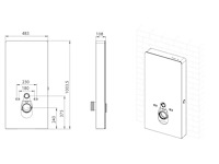 Wiesbaden - toilet reservoir - sensor voorzetreservoir + ombouw - afbeelding 4 van  7