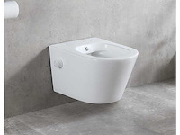 Wiesbaden - vesta - bidet toilet - bidet wc hangend met geïntegreerde kraan warm koud randloos - afbeelding 2 van  8