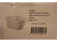 Wiesbaden - vesta - showroommodel - hangtoilet incl. bidet - afbeelding 2 van  5