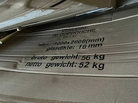 Wiesbaden 100x200cm verlengde inloopdouche - afbeelding 3 van  4