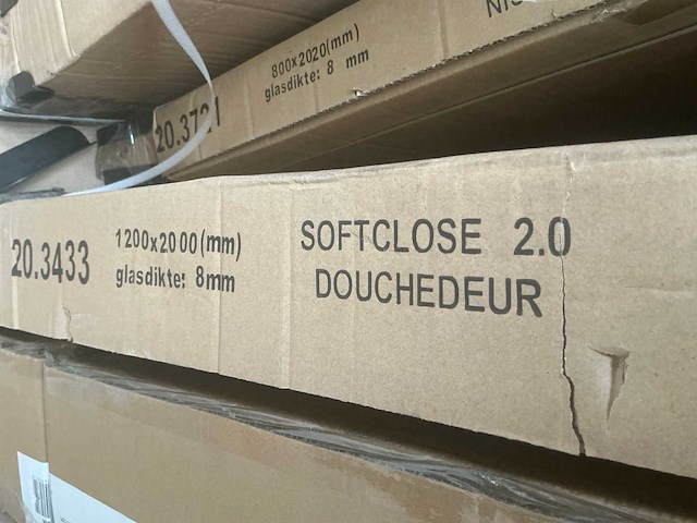 Wiesbaden 20.3433 softclose 2.0 douchedeur 120cm - afbeelding 4 van  5