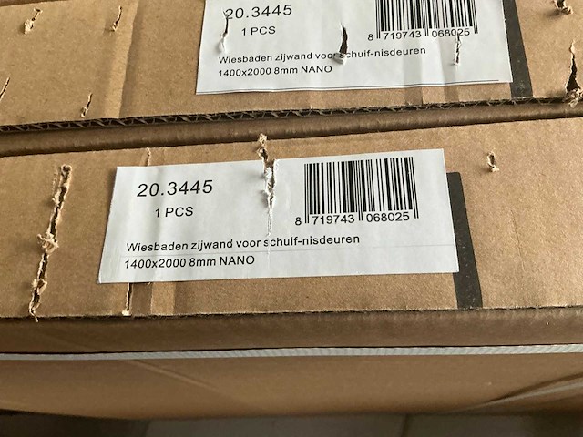 Wiesbaden 20.3445 douchewand 140cm (15x) - afbeelding 3 van  4