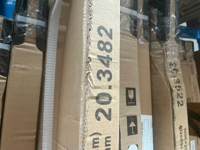 Wiesbaden 20.3482 inloopdouche rookglas 110cm - afbeelding 2 van  4