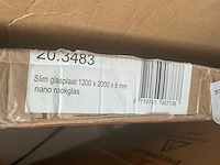 Wiesbaden 20.3483 slim glasplaat 120cm rookglas - afbeelding 5 van  5