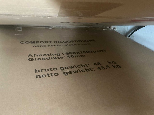 Wiesbaden 20.3809 comfort inloopdouche 90cm - afbeelding 3 van  4