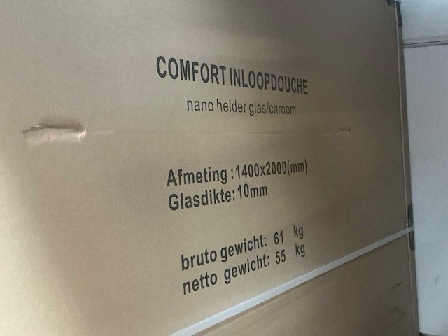 Wiesbaden 20.3813 comfort inloopdouche 140cm - afbeelding 4 van  5