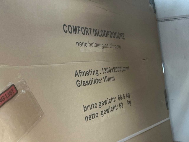 Wiesbaden 20.3818 comfort inloopdouche 130cm - afbeelding 3 van  4