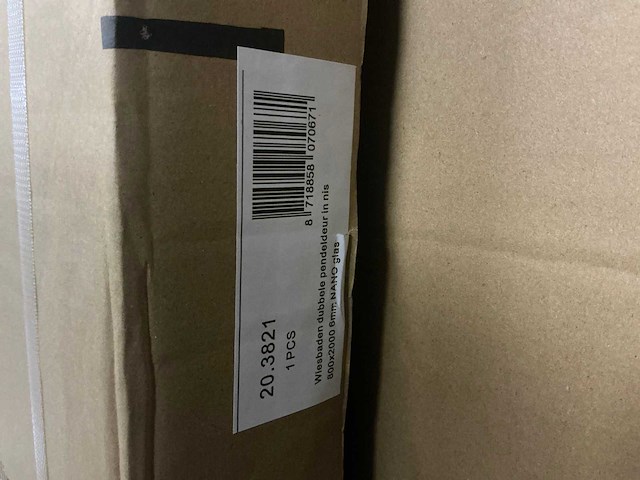 Wiesbaden 20.3821 dubbel pendeldouchedeur - afbeelding 2 van  3