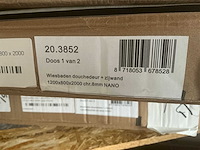 Wiesbaden 20.3825 douchedeur met zijwand - afbeelding 4 van  5