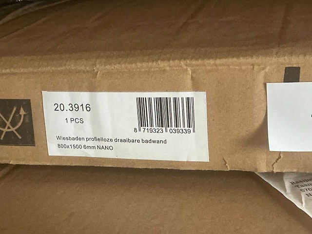 Wiesbaden 20.3916 douche draaibare badwand 80cm - afbeelding 2 van  2