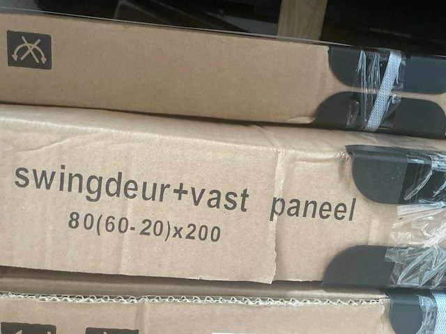 Wiesbaden 20.3920 douche swingdeur 80cm - afbeelding 2 van  3