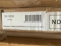 Wiesbaden 20.3932 douchewand nano grey 100cm - afbeelding 2 van  2