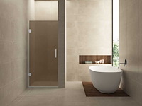 Wiesbaden 20.3977 douche pivot deur bronze glas