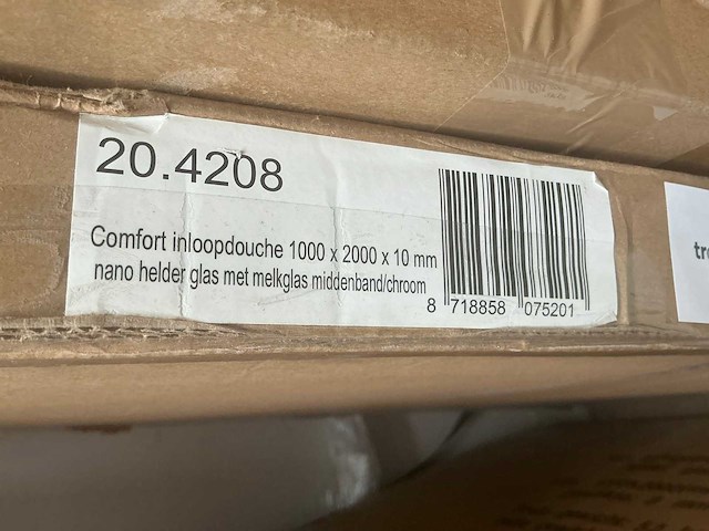 Wiesbaden 20.4208 comfort inloopdouche 100cm - afbeelding 2 van  3