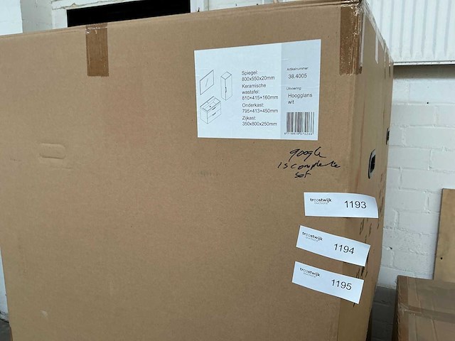 Wiesbaden 3-delig badmeubelset - afbeelding 2 van  4