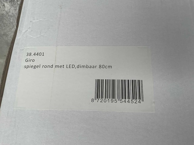 Wiesbaden 38.4401 giro badkamer spiegel rond 80cm - afbeelding 4 van  4