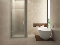 Wiesbaden 90x200cm less glas voor nisdeur