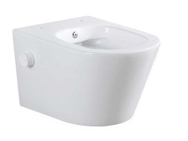 Wiesbaden bidesta rimless met bidetkraan wandcloset - afbeelding 1 van  2