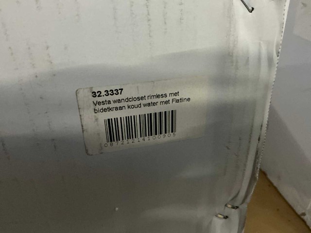 Wiesbaden bidesta rimless met bidetkraan wandcloset - afbeelding 2 van  2