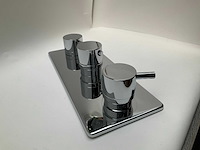 Wiesbaden caral inbouwthermostaat douche chroom afbouwdeel - afbeelding 3 van  8
